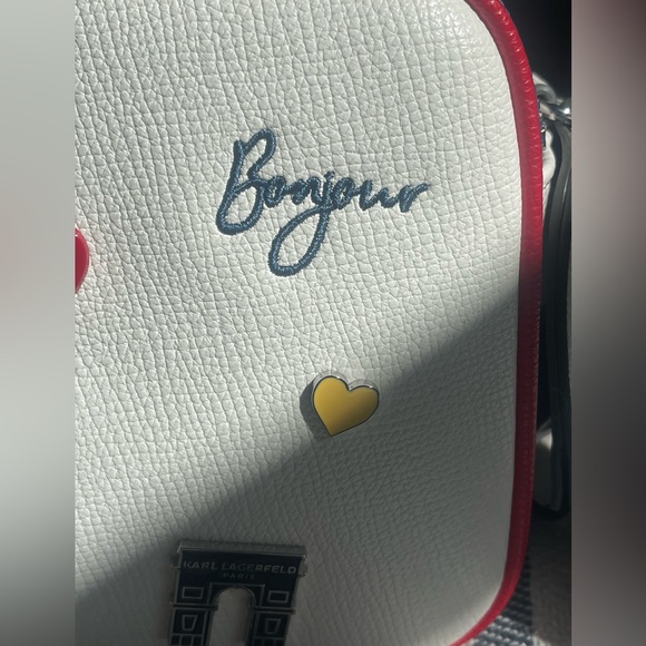 Retail:$228 KARL LAGERFELD structured camera-style crossbody bag - Picture 6 of 12